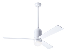 Modern Fan Co. CIR-GW-50-AL-355-WC - Cirrus DC Fan; Gloss White Finish; 50" Aluminum Blades; 17W LED; Wall Control