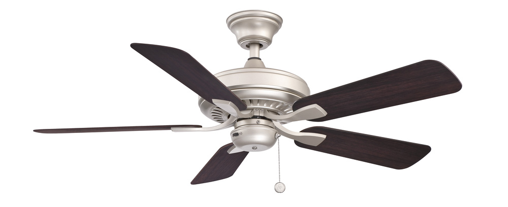 Edgewood 44 Brushed Nickel, 44 Ceiling Fan Without Light